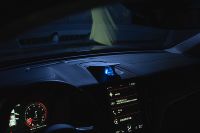 VENDAR Speaker Dashboard Mobil Baru yang Bagus, Refit Elektrik, Stereo Lifting Tweeter, 128 Warna, Cocok untuk XC60 2018-2023