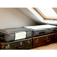 Sac de rangement en tissu non tissé pour édredons et draps – Organisateur anti-humidité pour rangement sous le lit