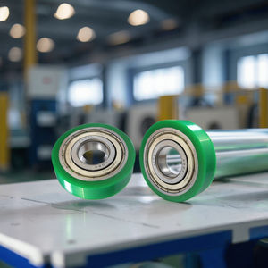 Polyurethan beschichtetes Rad PU-Rollen gummi trommel Kunden spezifisches DIY-Rollen förderband Führungs rad Getriebe rad - Product Image 5