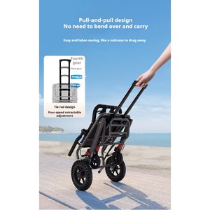 Foldable Manual Wheel Chair for Adults Disabled Elderly, Fixed Armrest Footrest, Portable Lightweight Wheelchair - Product Image 4