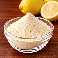 Premium Gefriergetrocknetes Zitronenpulver 100% Echte Zitrone Würziger Zitrusgeschmack & Clean Label Großpackung Vegan Ohne Zucker