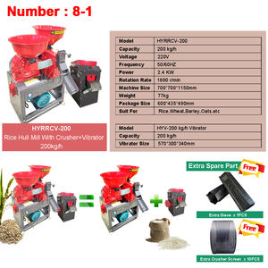 200 kg/saat taşınabilir buğday arpa sorgum mısır mini kombine pirinç değirmen makinesi otomatik pirinç değirmeni bangladeş pirinç değirmen freze - Product Image 3