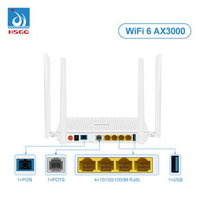HSGQ-X411AXF HS8145X6 EG8145X6 EN8145X6 อุปกรณ์เชื่อมต่อใยแก้วนำแสงแบบ Dual Band Wifi Gpon Onu Ont 4ge+1pots+1usb+2.4g 5g AX3000 Onu - Product Image 2