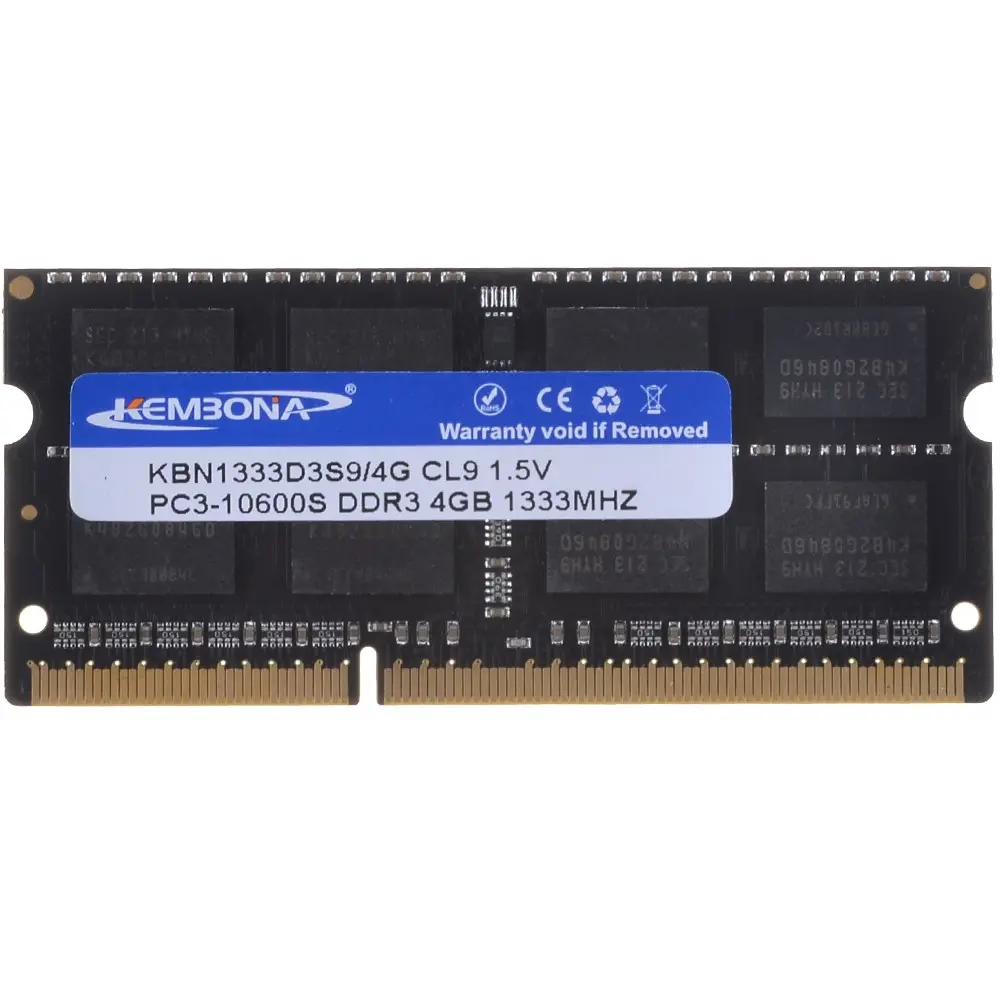 PC3-10600 4GB DDR3 1333MHZ Sodimm Máy Tính Xách Tay