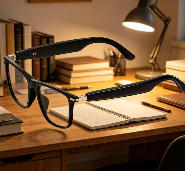 2026 New Fashion M01 Multifunctional Smart Eyeglasses Bluetooth Audio Wireless Calling Music Voice Assistant IP67 Smart Glasses