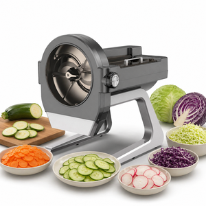 Procesador Multifuncional Comercial <span class=keywords><strong>de</strong></span> Acero Inoxidable para Verduras, Cebollas, Patatas y Zanahorias, Ideal para Rallar, Rebanar y Cortar en Cubos - Product Image 1