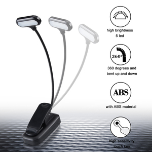 Wholesale Mini Portable USB <b>Rechargeable</b> Reading <b>Light</b>, 3-layer Warm and Cool White Daylight Easy to Clip <b>Night</b> <b>Light</b> - Product Image 3