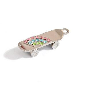 จี้กีฬาสแตนเลสทรงต่างๆ ประดับเพชรซิร์คอน สำหรับทำสร้อยคอ PJ92291 - Product Image 2