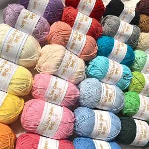 Fil Coloré Acrylique 4 Brins Lait <span class=keywords><strong>Coton</strong></span> 60 <span class=keywords><strong>Coton</strong></span> 40 Acrylique <span class=keywords><strong>pour</strong></span> <span class=keywords><strong>Crochet</strong></span>, Fil Mélangé <span class=keywords><strong>Coton</strong></span> Acrylique - Product Image 1