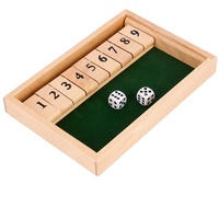 Carte à rabat numérique en bois CECP Party KTV Leisure Board Game pour le divertissement de table à vin et les fournitures de bar
