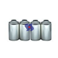 Bombe aérosol vide 65x100mm 250ml avec impression de logo personnalisé Bombe aérosol désodorisante de type col trois pièces