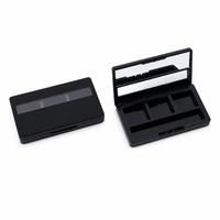 Emballage de maquillage miniature OEM & ODM, boîte à fard à paupières vide en plastique de luxe avec logo personnalisé et miroir