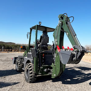 CHEEP Bagger lader Fabrik Direkt zum Verkauf Diesel Mini Bagger lader Trade 4x4 Mit Bagger lader - Product Image 2