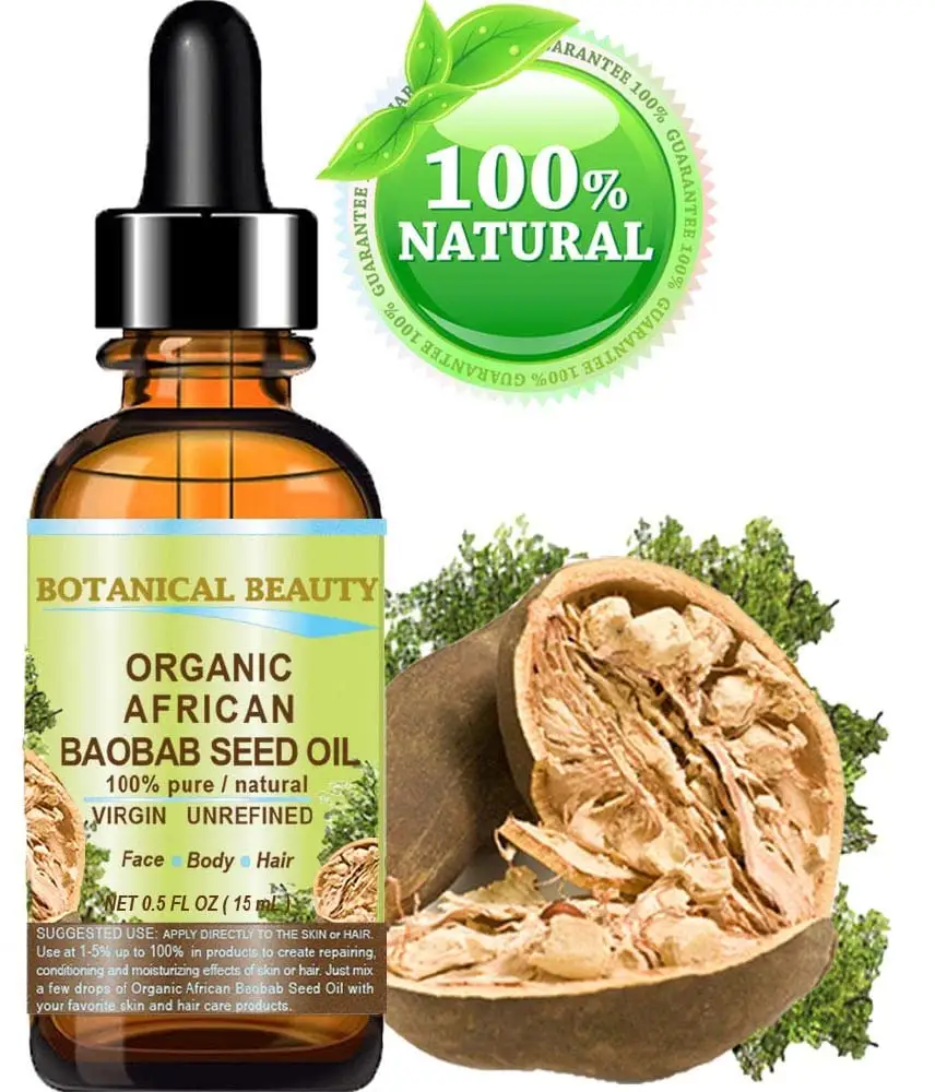 Natuurlijke Make-Up Verwijderaar Olie Private Label Baobab Etherische Olie Groothandelsprijs Bulk 100% Pure Biologische Baobab Olie
