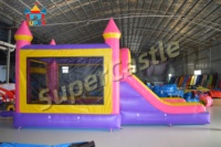 Château gonflable commercial avec toboggan pour événements et fêtes d'enfants à louer