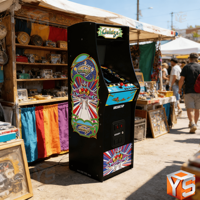 ZDYS Moonlight Treasure Box Pandora Machine d'arcade tout-en-un à monnayeur, style rétro, pour basketball et boxe de rue, en métal, version anglaise, garantie 1 an