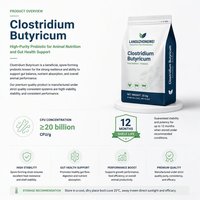 Mélange de Probiotiques Certifié ISO22000 à base de Clostridium Butyricum pour Additifs Alimentaires Animaux (Volaille, Porcs, Bovins) 2.0x10(10)CFU/g