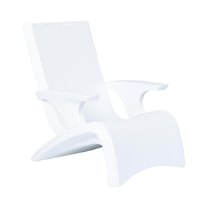 Step2 <span class=keywords><strong>Vero</strong></span> Adirondack Chair Élégant 9 pouces blanc piscine chaise longue eau lestée soleil étagère résistant à la décoloration étanche Patio - Product Image 1