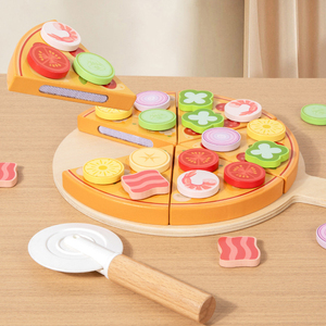<span class=keywords><strong>Juego</strong></span> <span class=keywords><strong>de</strong></span> simulación <span class=keywords><strong>de</strong></span> pizza, galletas y bizcochos Qiqile para educación temprana, juguetes <span class=keywords><strong>de</strong></span> madera para niños, <span class=keywords><strong>juego</strong></span> <span class=keywords><strong>de</strong></span> imitación <span class=keywords><strong>de</strong></span> combinación <span class=keywords><strong>de</strong></span> colores. - Product Image 4