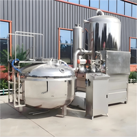 Nouvelle Machine à Frire Sous Vide Électrique AX 220V avec Pompe pour Frites de Fruits et Légumes, Ligne de Production Alimentaire en Acier Inoxydable 304 de Qualité Alimentaire, Garantie 1 An, Haute Performance