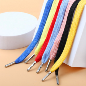 High Quality logo 100% Polyester Hoodie Drawstring Cord With Metal Tips Garment for Hoodie String Cord/Round Drawcord - Product Image 3