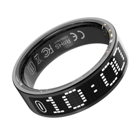 Anillo Inteligente con Indicador de Nivel de Batería, Monitor de Oxígeno en Sangre, Monitor de Sueño, Control por Gestos, Cámara Remota, Anillo Impermeable