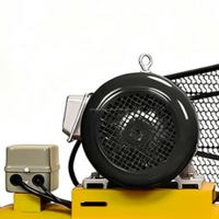 Compresseur d'air industriel portable à double alimentation CE, type piston, pour usage intensif