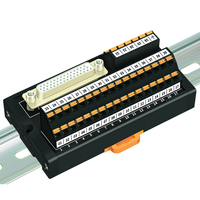 DB44 D-Sub DIN-Schienen-Montage Schnittstellenmodul DB44 Stecker und Buchse zu Klemmenblock DB44 Verlängerungskabel