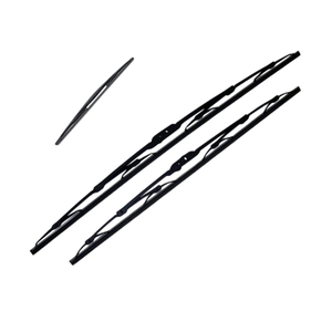 กรอบกระจกรถยนต์แบบสากล สีโครเมียม ใบมีดคู่ - Product Image 1