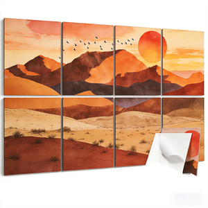 QIANQIAO Pannelli <span class=keywords><strong>Acustici</strong></span> in Poliestere con Design Moderno Personalizzato, Stampa Artistica da Parete per Casa, Hotel, Ufficio - Product Image 1