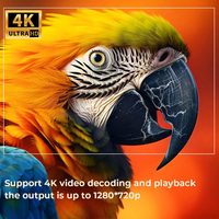 Projecteur intelligent Android 3D BYINTEK X15 1280*720 LCD, appareil de poche avec stéréo intégré pour l'éducation