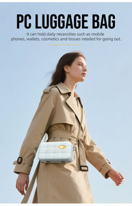 Étui à cosmétiques personnalisé PC 8 pouces coque rigide sac de <span class=keywords><strong>maquillage</strong></span> léger portable fermeture à glissière parfait cadeau de vacances vente du vendredi noir - Product Image 6