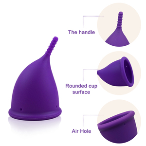 Copas Menstruales Reutilizables de Silicona Médica para Mujeres, Intimates Feminy - Product Image 2