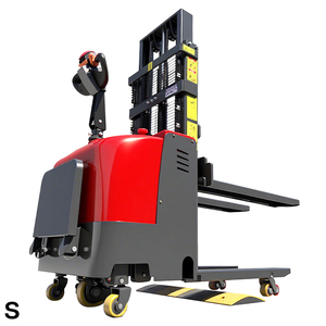 Rẻ hơn 1.5t Tự nâng đôi Stacker điện đầy đủ điện xe tải Pallet & xe nâng 3 mét đạt kép nâng động cơ - Product Image 2