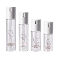 Bouteille pulvérisateur PET cylindrique avec interrupteur gauche/droite, pour eau et lotion, brume fine professionnelle nano, 50/60/80/100 ml
