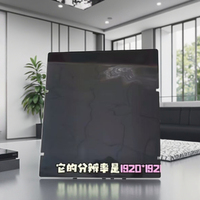 Layar LCD persegi TFT 33 inci resolusi 1920*1920 mesin iklan untuk dinding video & papan Digital