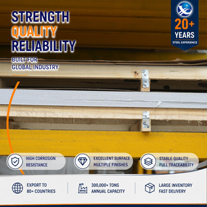 แผ่นสแตนเลส ASTM Standard 316Ti 321 ผิวขัดเงา ขนาด 0.3 มม. x 1000 มม. มาตรฐาน GB T3280 สำหรับการบำบัดน้ำ - Product Image 1
