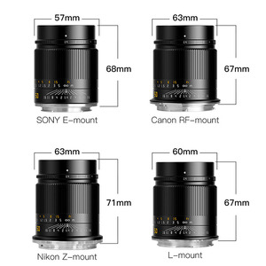 เลนส์กล้อง TTartisan 50 มม. F1.4 ฟูลเฟรม ASPH โฟกัสแบบแมนนวล สำหรับเมาท์ E/RF/Z/L ของกล้อง <span class=keywords><strong>Sony</strong></span> <span class=keywords><strong>A7</strong></span>/<span class=keywords><strong>A7</strong></span> II/<span class=keywords><strong>A7</strong></span> III/<span class=keywords><strong>A7</strong></span> <span class=keywords><strong>R</strong></span>/<span class=keywords><strong>A7</strong></span> <span class=keywords><strong>R</strong></span> II - Product Image 4