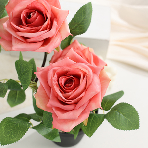 Planta Artificial de Seda en Maceta Pequeña, Bonsái Realista y Ecológico para Sala de Estar, Oficina, Escritorio, Decoración de Interiores - Product Image 6