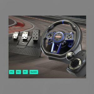 Volant de jeu M111 Premium pour Sim Racing avec compatibilité de console PC pour les fans de E Racing et les opérateurs d'arcade - Product Image 1