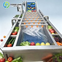 Horizontale lange-kanaals massale continue verwerkings-belletjeswasmachine
