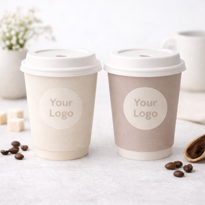 แก้วกาแฟกระดาษแบบกำหนดเอง ตัวอย่างฟรี แก้วย่อยสลายได้เคลือบ PLA สำหรับร้านกาแฟ แก้วแบบนำกลับบ้าน ขนาด 10oz 12oz 6oz สำหรับกาแฟเอสเพรสโซ - Product Image 2