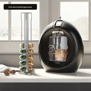 Support de rangement pour capsules de café <span class=keywords><strong>Nespresso</strong></span> en fer forgé électroplaqué haut de gamme, type sur pied, Fengyue Home Supplies - Product Image 2
