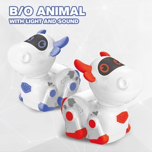 Robot <span class=keywords><strong>de</strong></span> juguete inteligente para niños, con autodetección, línea <span class=keywords><strong>de</strong></span> rotación, seguidor, Robot <span class=keywords><strong>de</strong></span> juguete <span class=keywords><strong>de</strong></span> vaca <span class=keywords><strong>de</strong></span> dibujos animados, tecnología <span class=keywords><strong>de</strong></span> Robots, educativo - Product Image 2