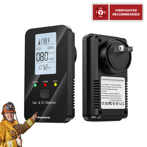 <span class=keywords><strong>Detector</strong></span> <span class=keywords><strong>de</strong></span> Gas y <span class=keywords><strong>Monóxido</strong></span> <span class=keywords><strong>de</strong></span> <span class=keywords><strong>Carbono</strong></span> 4 en 1 con Monitoreo <span class=keywords><strong>de</strong></span> Temperatura y Humedad, Alarma <span class=keywords><strong>de</strong></span> CO y Metano Enchufable, Compatible con OEM/ODM - Product Image 1