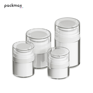 Pot à pompe à vide double couche en acrylique de 15 à 100 g – Rechargeable pour lotion, crème pour le corps et crème - Product Image 2