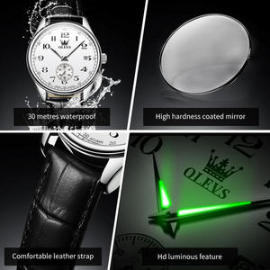   3622 Montre à quartz classique de luxe pour homme, étanche, avec logo personnalisé OEM/ODM, design classique et tendance pour affaires - Product Image 5