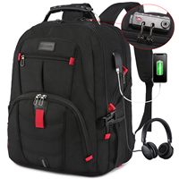 Sac à dos d'affaires pour homme avec logo personnalisé, grande capacité, pour ordinateur portable, imperméable, antivol, pour le travail, le bureau, les voyages