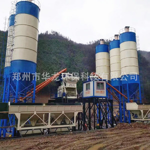 โรงงานผสมคอนกรีตสำเร็จรูปเชิงพาณิชย์ สถานีผสมคอนกรีตสำหรับงานก่อสร้าง สถานีผสมคอนกรีตเคลื่อนที่ รุ่น Hzs180 - Product Image 4