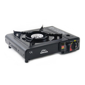 Estufa de Gas Portátil 2 en 1 GEMTREK con Conector de Manguera y Seguridad para GLP y Butano, Estufa de Gas para Exteriores - Product Image 2